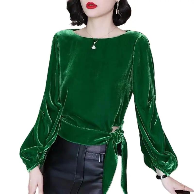 �� Blusas Mujer �� Moda Autunm ���� ���̽� �� ���� ����콺 �ܿ� ���� ���� ������ ����콺 ���� ���� ���� ����